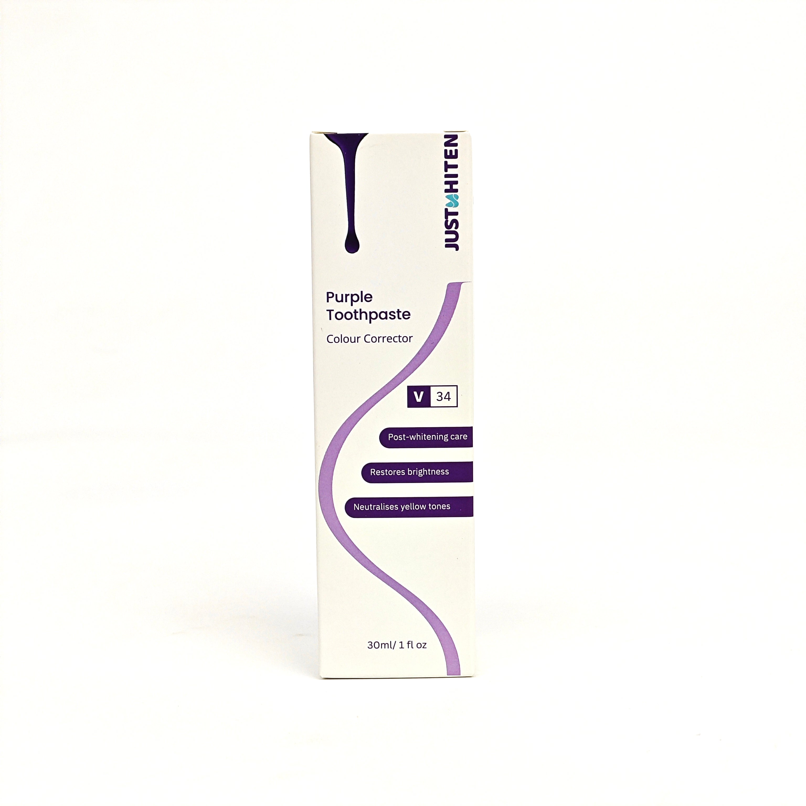 V34 Purple Toothpaste (Post-Whitening Care)