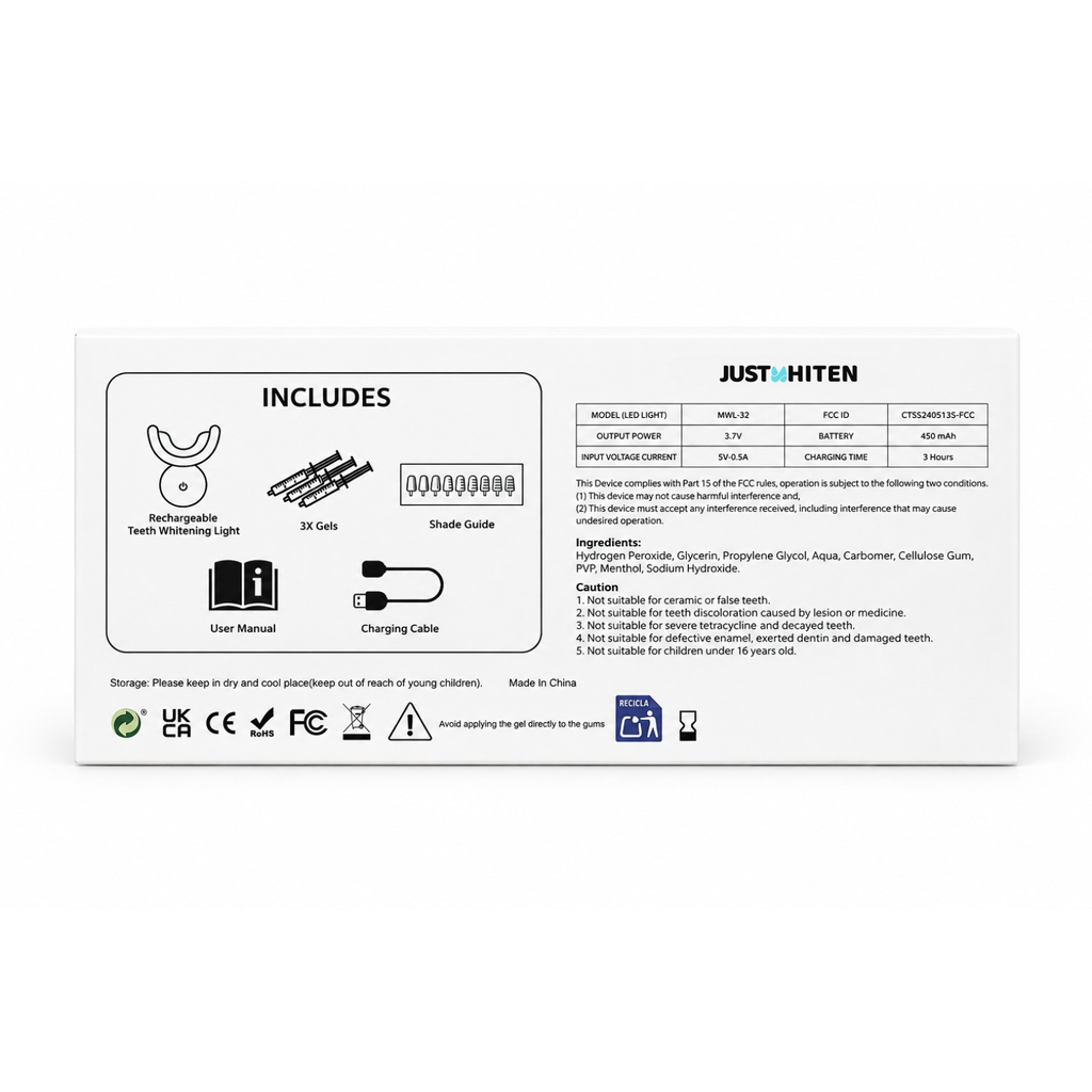 Premium Teeth Whitening Kit (LED)