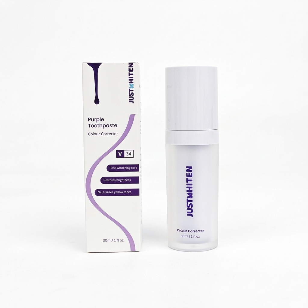 V34 Purple Toothpaste (Post-Whitening Care)