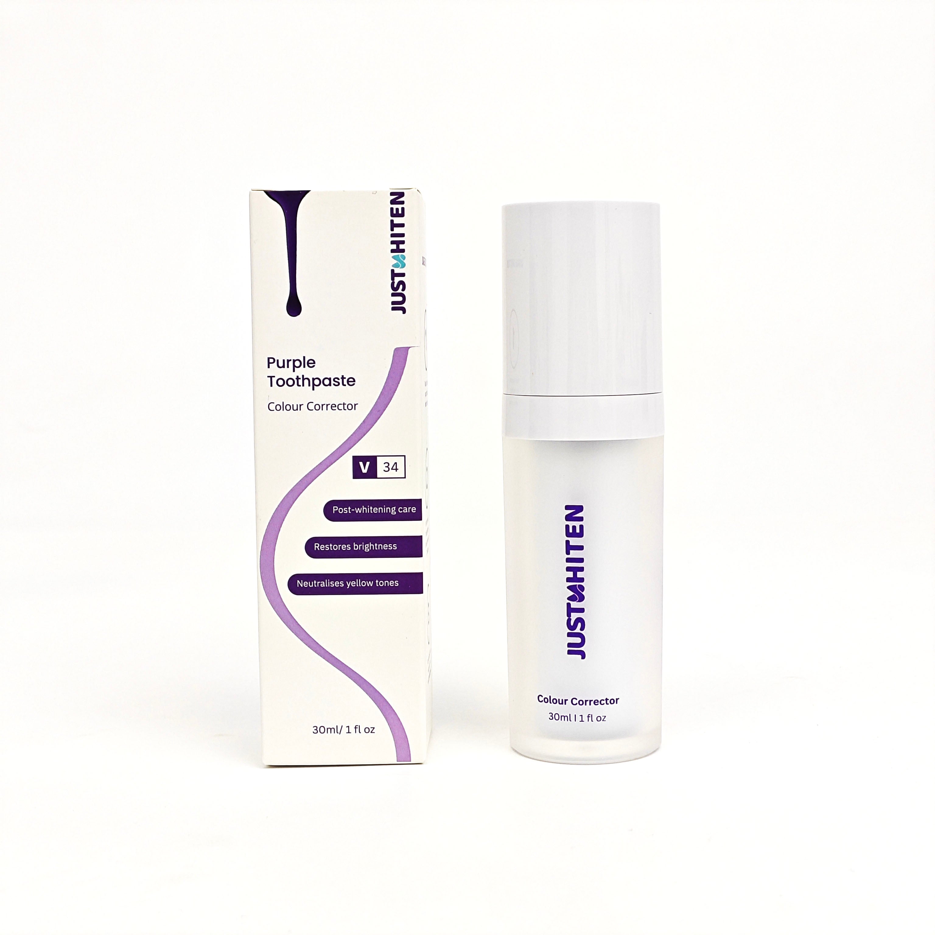 V34 Purple Toothpaste (Post-Whitening Care)